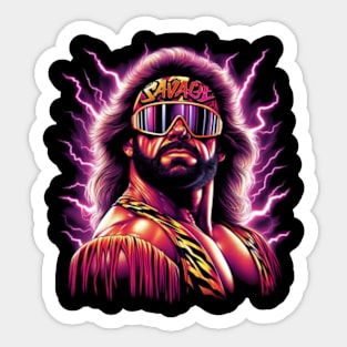 Macho Madness: Tribute to the Macho Man Tee Sticker